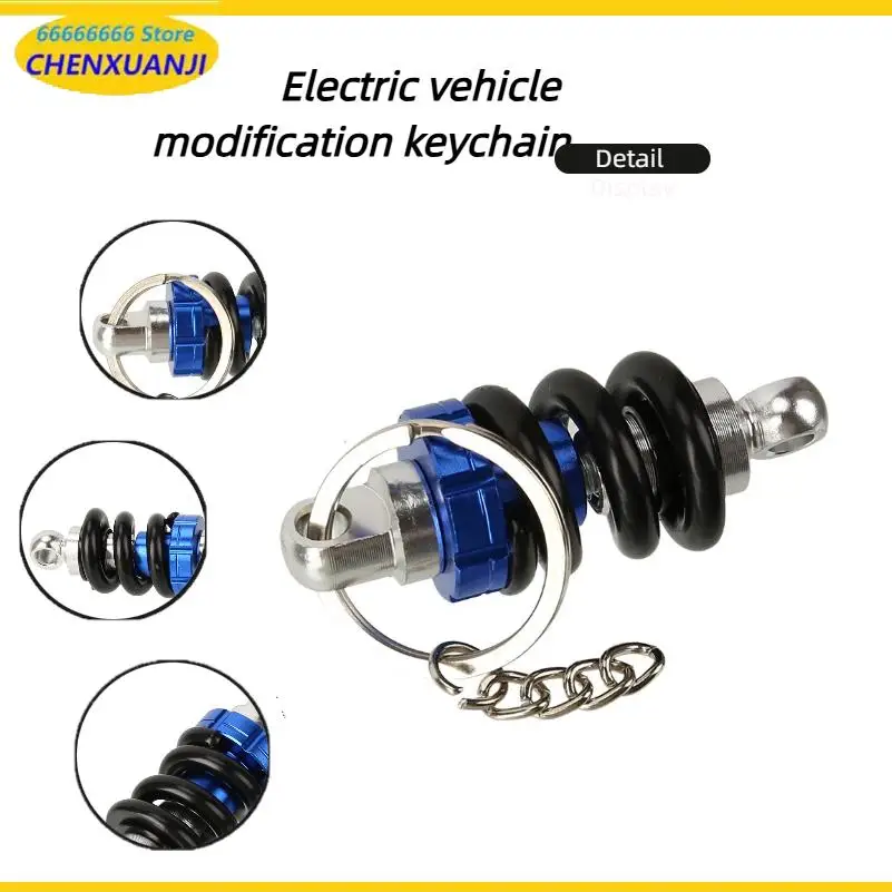 Durable Keychain Accessory Stylish Aluminum Alloy Shock Absorber Key Ring - Automotive Front Strut Pendant for Cars & Scooters
Durable Keychain Accessory Stylish Aluminum Alloy Shock Absorber Key Ring - Automotive Front Strut Pendant for Cars & Scooters