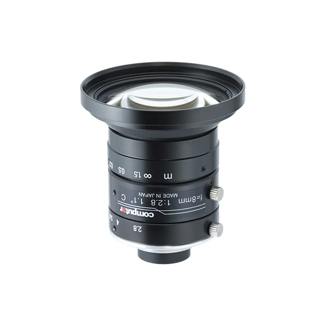 Computar V0828-MPY2 24MP 1.1" Sensor Size Fixed-focus CCD/SMOS Ultra-low Distortion Industrial Camera Lens
Computar V0828-MPY2 24MP 1.1" Sensor Size Fixed-focus CCD/SMOS Ultra-low Distortion Industrial Camera Lens
