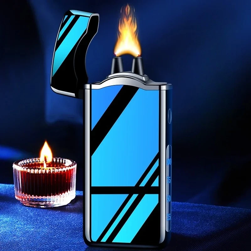 2025 New USB Windproof Plasma Arc Pulse Cigarette Lighter Big Flame Electric Candle Igniter Flameless Gift for Boyfriend.
2025 New USB Windproof Plasma Arc Pulse Cigarette Lighter Big Flame Electric Candle Igniter Flameless Gift for Boyfriend.