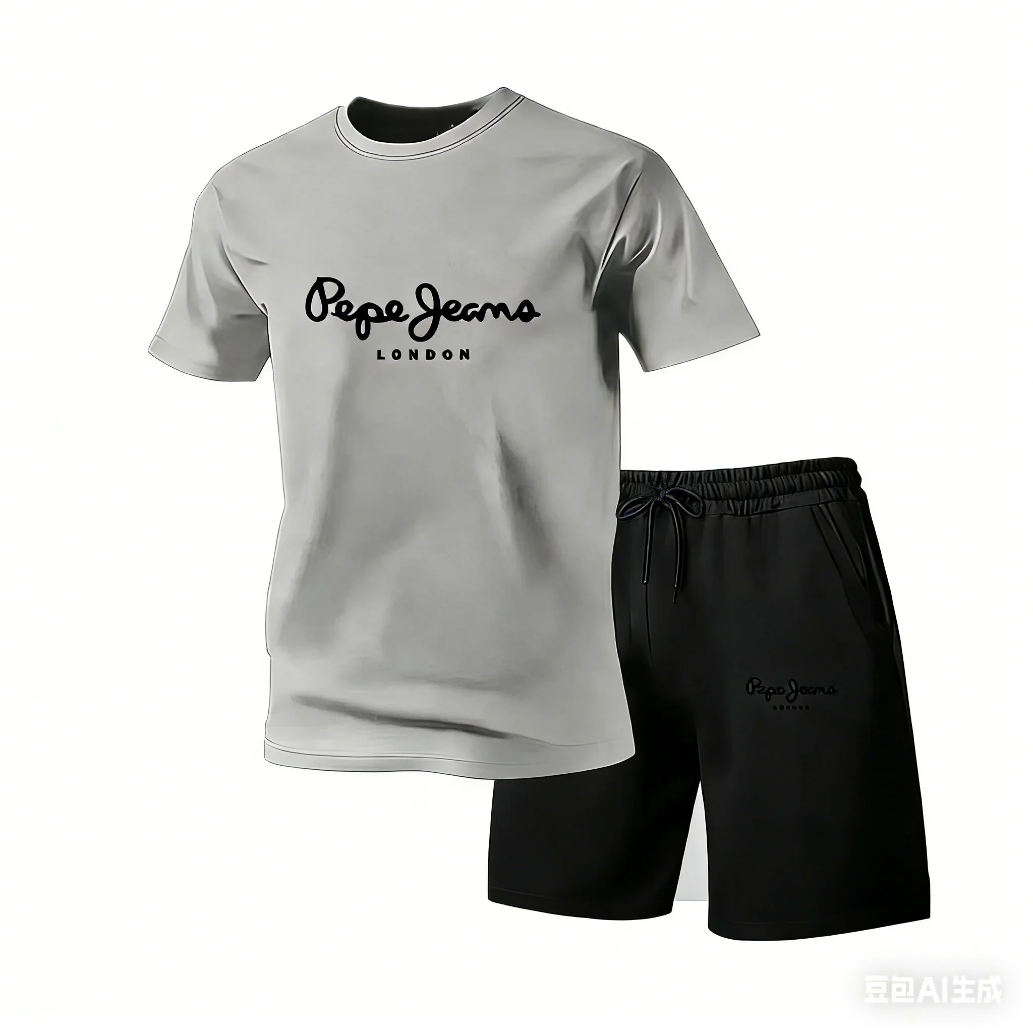 New Summer Fitness Sportswear for Men Short-sleeved T-shirt and Shorts Two-piece Set Breathable and Quick-drying Casual Wear T-S
New Summer Fitness Sportswear for Men Short-sleeved T-shirt and Shorts Two-piece Set Breathable and Quick-drying Casual Wear T-S