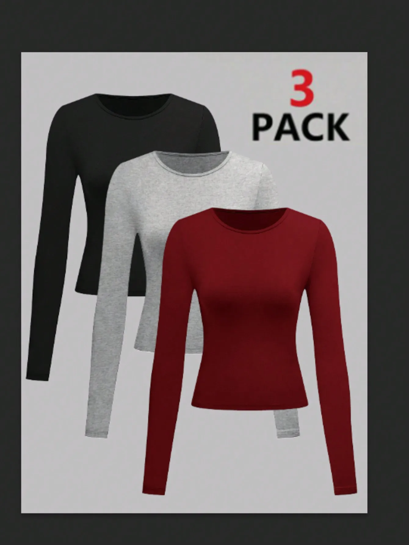 3 Pack Women's Crop Workout Tops Summer Gym Athletic Compression Undershirts with Cute Tight Basic Design
3 Pack Women's Crop Workout Tops Summer Gym Athletic Compression Undershirts with Cute Tight Basic Design