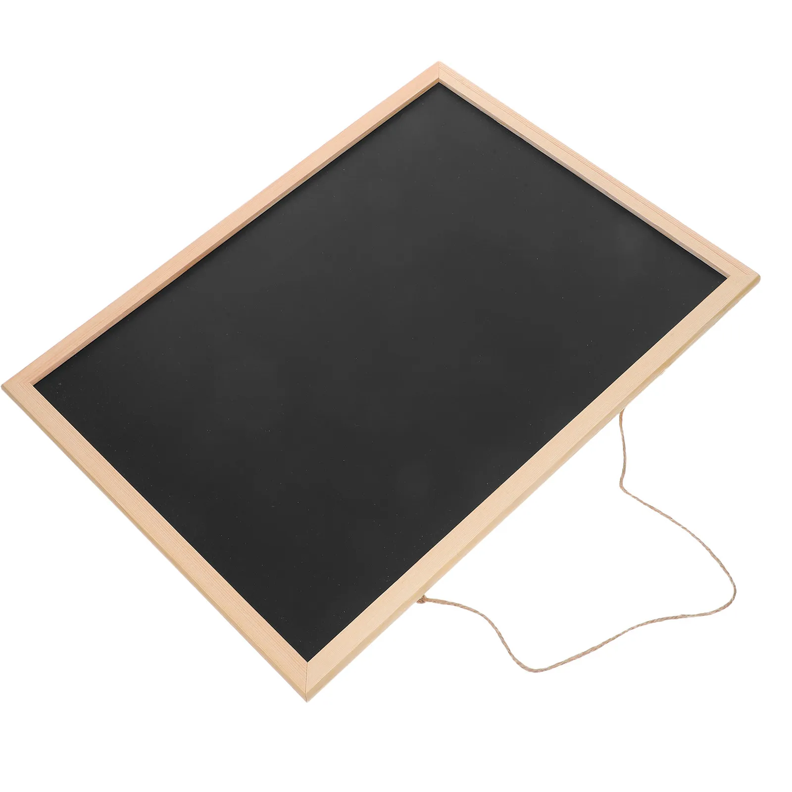 Hanging Chalkboard Sign 40x30cm Wooden Frame Chalkboard Reusable Surface Easy Erase Rustic Style Small Chalk Board for Office
Hanging Chalkboard Sign 40x30cm Wooden Frame Chalkboard Reusable Surface Easy Erase Rustic Style Small Chalk Board for Office