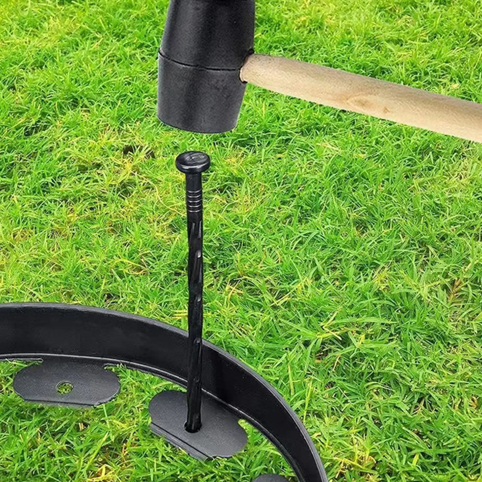 Black Plastic Garden Stake Heavy Duty Landscape Ground Anchor Umbrella Tent Peg Windproof Fixed Nail
Black Plastic Garden Stake Heavy Duty Landscape Ground Anchor Umbrella Tent Peg Windproof Fixed Nail