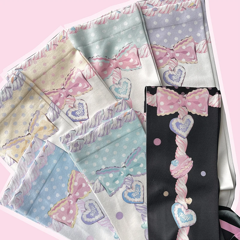 Macaron Lolita Socks for Women Spring Summer Autumn Tube Socks Velvet Print Knee Socks Lolita Japanese Sweet
Macaron Lolita Socks for Women Spring Summer Autumn Tube Socks Velvet Print Knee Socks Lolita Japanese Sweet