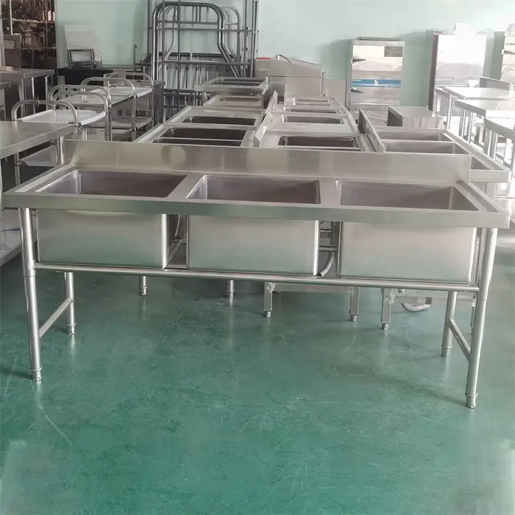 Commercial Stainless Steel Kitchen Sink - Heavy Duty Undermount or Drop-In Sink for Restaurant & Food Service Industry
Commercial Stainless Steel Kitchen Sink - Heavy Duty Undermount or Drop-In Sink for Restaurant & Food Service Industry