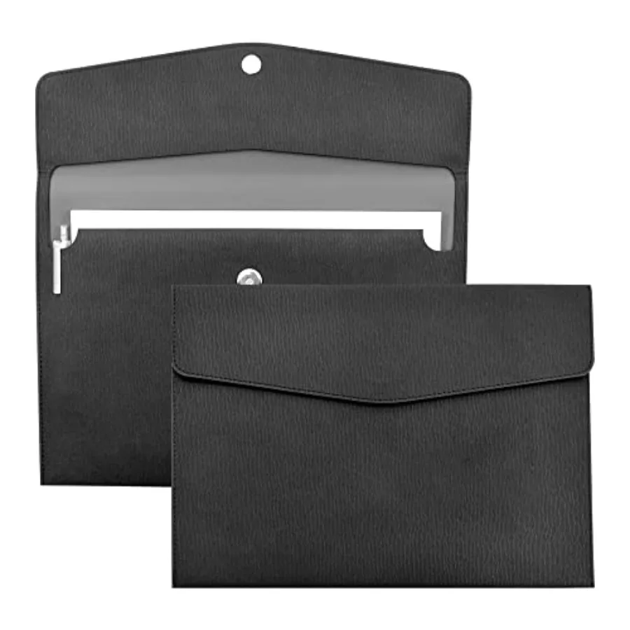 1 Pcs PU Leather Envelope File Folders A4 Paper Document Filing Envelope Document Organizer Leather Portfolio Folder Holder wit
1 Pcs PU Leather Envelope File Folders A4 Paper Document Filing Envelope Document Organizer Leather Portfolio Folder Holder wit