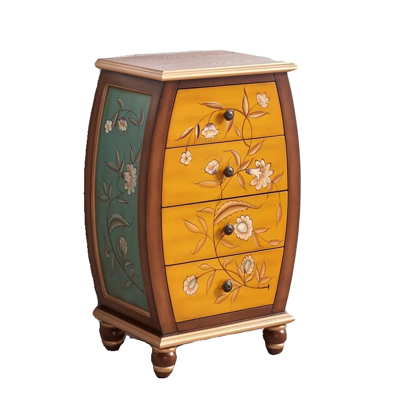 Painted solid wood storage chest of drawers, side cabinet
Painted solid wood storage chest of drawers, side cabinet