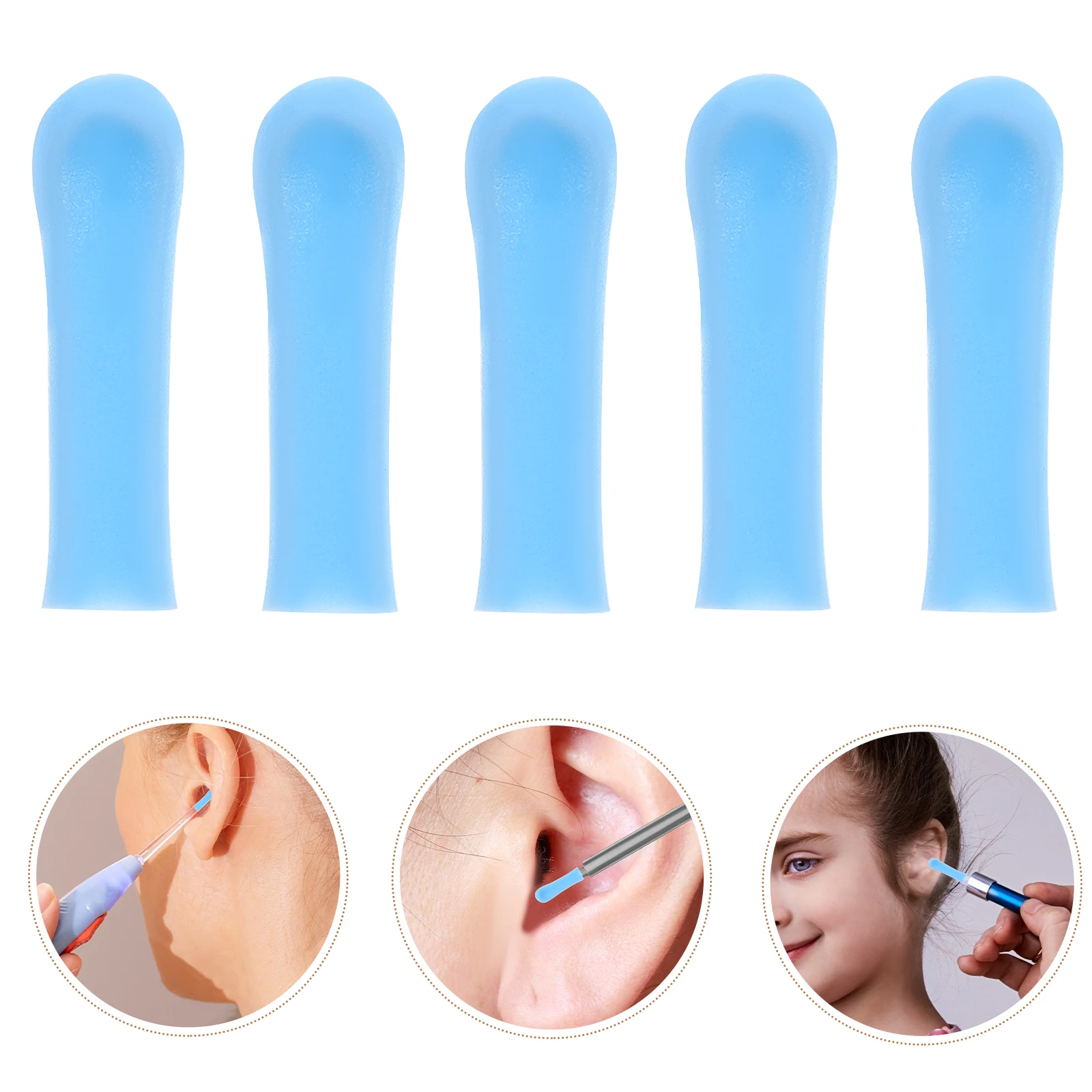10 шт., силиконовые чехлы для ушей, мягкие сменные чистящие средства, аксессуары для удаления воска, синий цвет, практичный дизайн, безопасный рутин 
10 шт., силиконовые чехлы для ушей, мягкие сменные чистящие средства, аксессуары для удаления воска, синий цвет, практичный дизайн, безопасный рутин