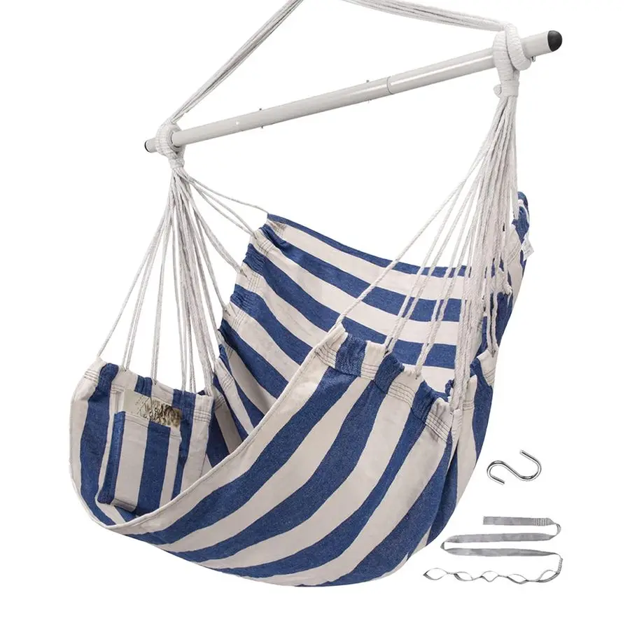 Hammock Chair Swing 500 lbs Max Hanging Hammock Chair Rope Swing Indoor for Bedroom, Outdoor, Patio, Bedroom, Porch, Deck Sturdy
Hammock Chair Swing 500 lbs Max Hanging Hammock Chair Rope Swing Indoor for Bedroom, Outdoor, Patio, Bedroom, Porch, Deck Sturdy