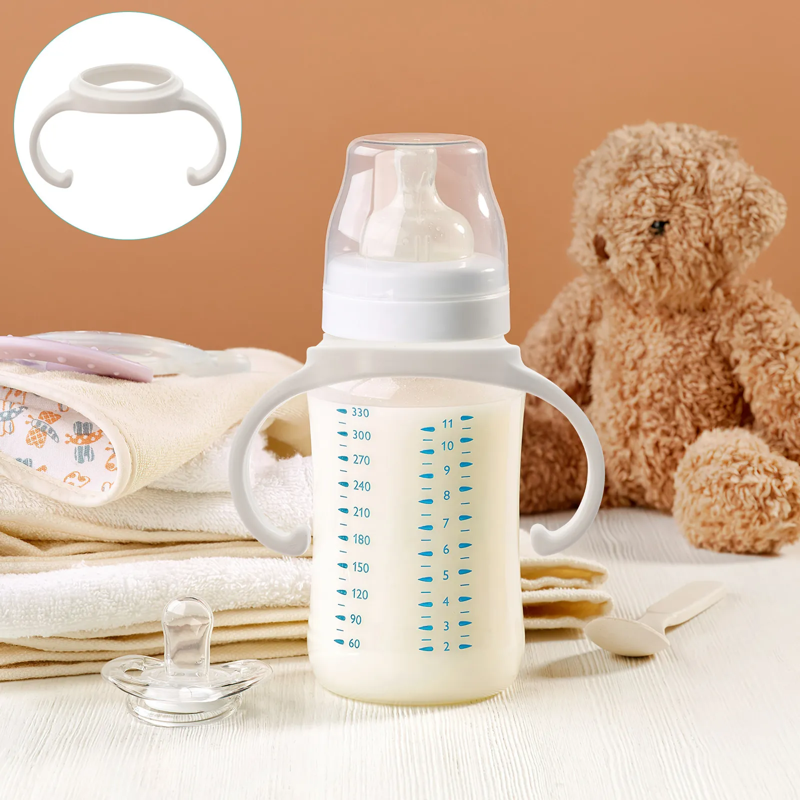 6Pcs Handle for Baby Bottles Ergonomic Anti-Slip Design Long-Lasting Recyclable Material Portable Feeding Accessory Gift for New
6Pcs Handle for Baby Bottles Ergonomic Anti-Slip Design Long-Lasting Recyclable Material Portable Feeding Accessory Gift for New