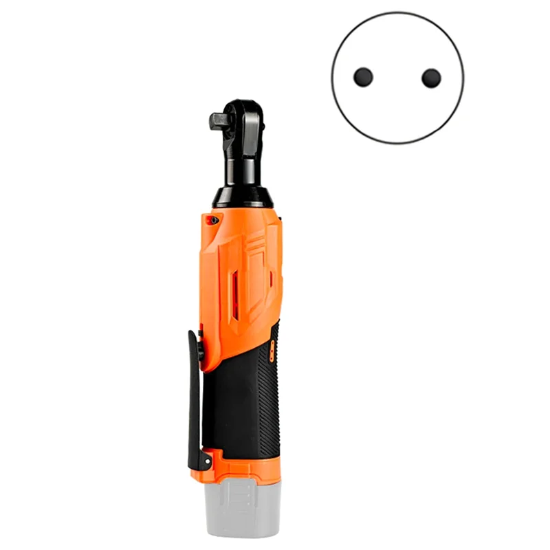 A02M-200Nm High-Torque 90° Cordless Ratchet Wrench Set 3/8'' Angle Wrench With 12V Batteries EU Plug
A02M-200Nm High-Torque 90° Cordless Ratchet Wrench Set 3/8'' Angle Wrench With 12V Batteries EU Plug