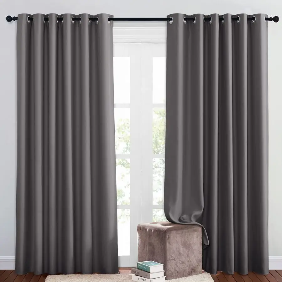 Blackout Living Room Curtains Extra Wide, Triple Weave Grommet Top Thermal Insulated Window Treatment Light Blocking Panels for
Blackout Living Room Curtains Extra Wide, Triple Weave Grommet Top Thermal Insulated Window Treatment Light Blocking Panels for