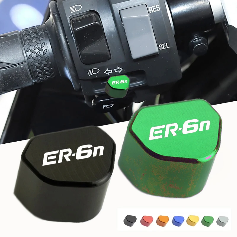 CNC Aluminum Motorcycle Switch Button Turn Signal Switch Key Cap For Kawasaki ER-6N ER6N ER 6N 2009-2026 Accessories
CNC Aluminum Motorcycle Switch Button Turn Signal Switch Key Cap For Kawasaki ER-6N ER6N ER 6N 2009-2026 Accessories