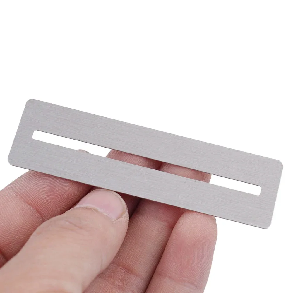 2* Fingerboard Guard For Guitar Bass Fret Protector Guitar Builder Luthier Tools Stainless Steel Tool New Portable
2* Fingerboard Guard For Guitar Bass Fret Protector Guitar Builder Luthier Tools Stainless Steel Tool New Portable