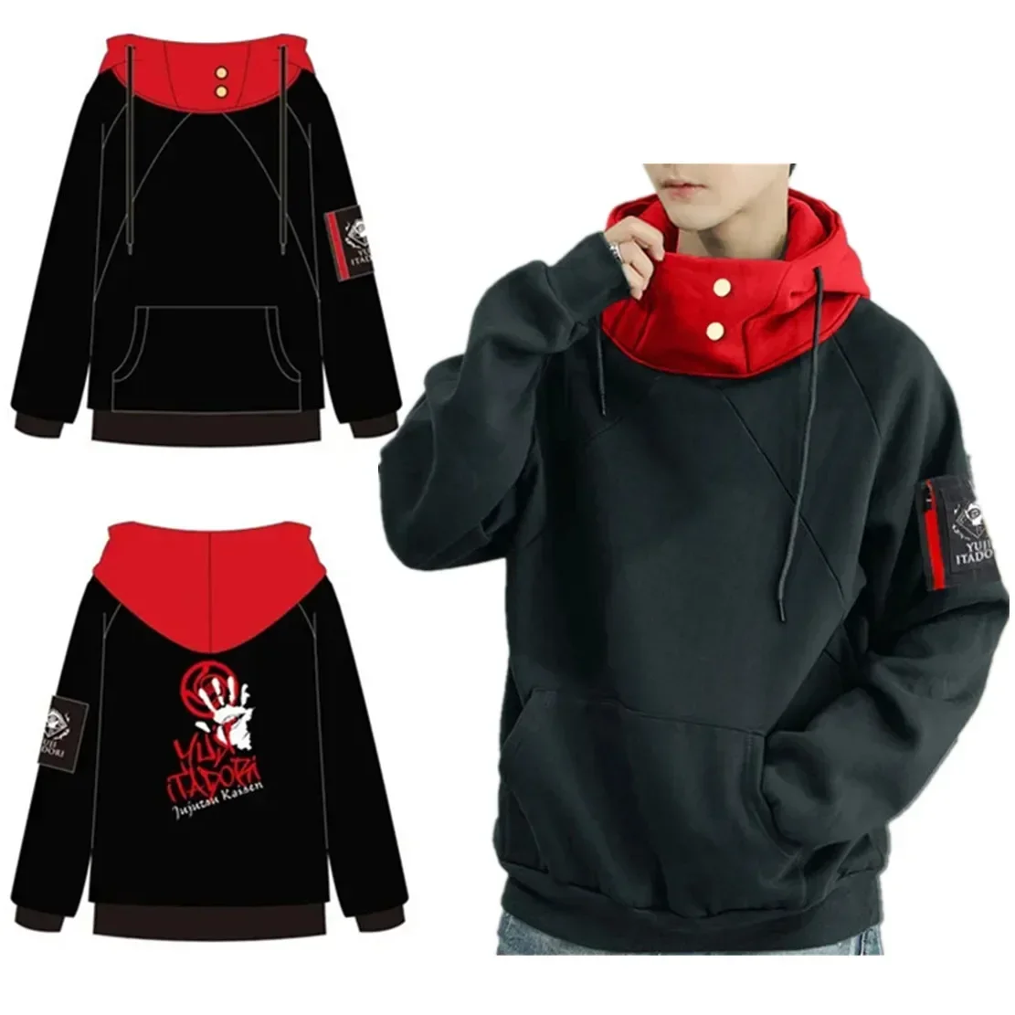 New 2024 Anime Itadori Yuji Sweatshirts Cosplay Costume Adult Unisex Black Red Pullover Coat Casual Hoodie Jacket Xmas Gifts
New 2024 Anime Itadori Yuji Sweatshirts Cosplay Costume Adult Unisex Black Red Pullover Coat Casual Hoodie Jacket Xmas Gifts