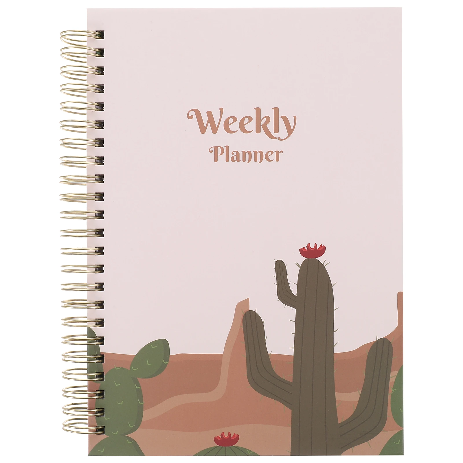Spiral A5 Notebook Weekly Planner Brown Cactus Daily Schedule Journal Portable Undated Planner Notepad Lightweight
Spiral A5 Notebook Weekly Planner Brown Cactus Daily Schedule Journal Portable Undated Planner Notepad Lightweight