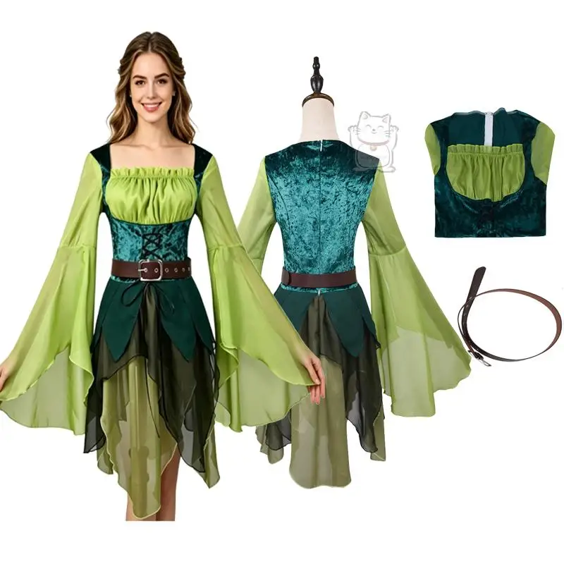 Anime Women's Elf Medieval Magic Elf Easter Dress Halloween Cosplay Set Fantasy Dresser Imitation Hot
Anime Women's Elf Medieval Magic Elf Easter Dress Halloween Cosplay Set Fantasy Dresser Imitation Hot