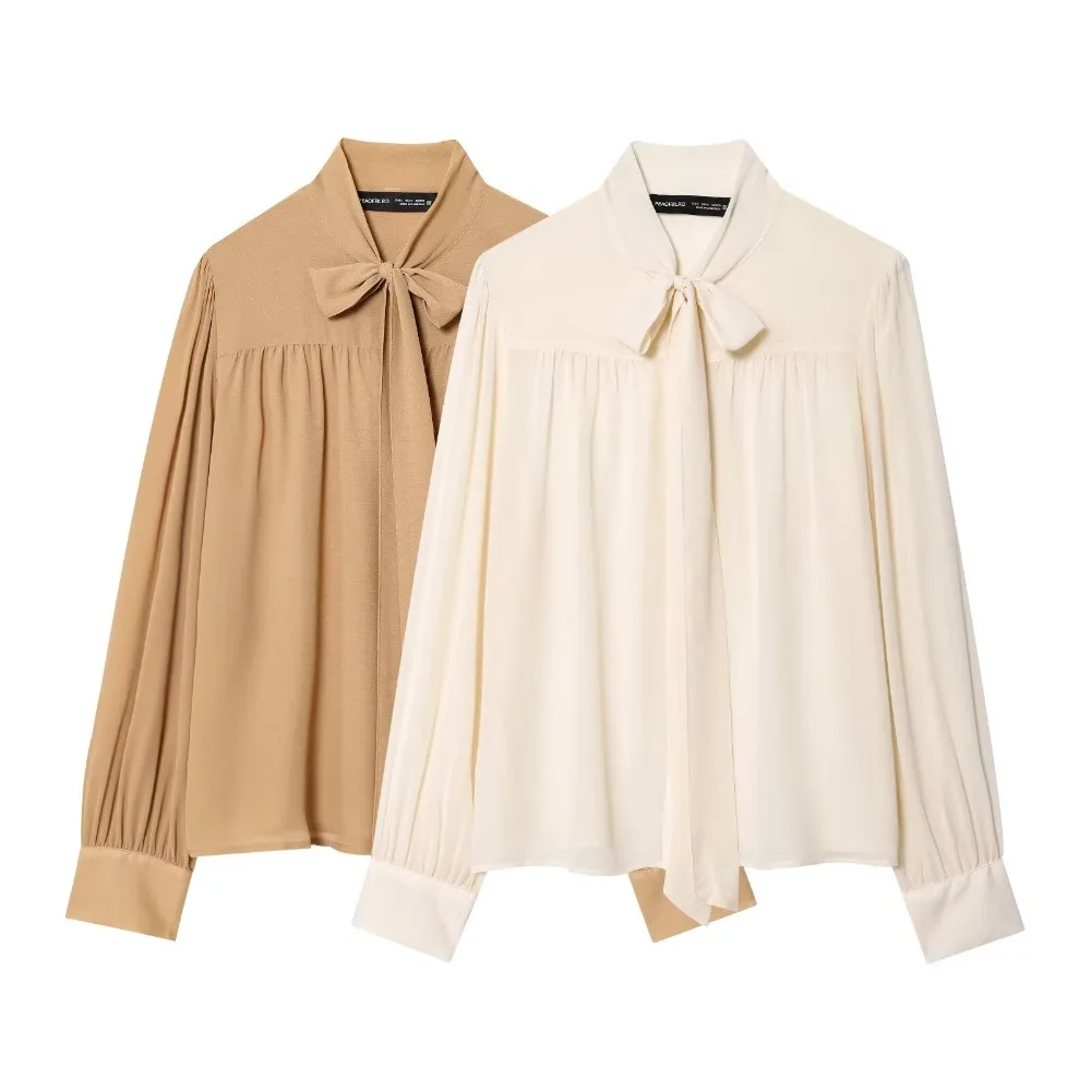 TRAFZR Women's Blouse Tops Woman 2025 Wear to Work Vintage Shirt Elegant Chiffon Shirts Female Long Sleeve Top Commute Blouses
TRAFZR Women's Blouse Tops Woman 2025 Wear to Work Vintage Shirt Elegant Chiffon Shirts Female Long Sleeve Top Commute Blouses