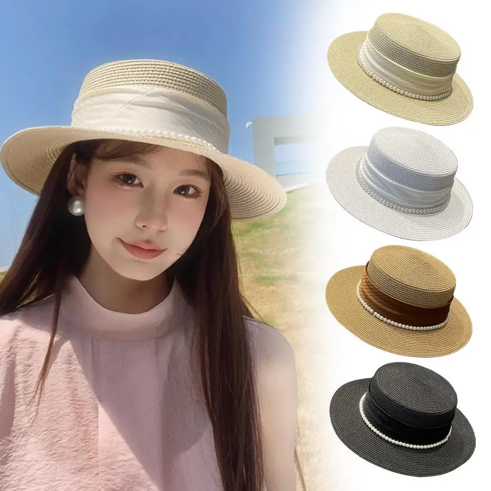 Women's Flat Top Sun Hat Wide Brim Straw Hat With Adjustable Headband,UV Protection Breathable Design Summer Travel Beach
Women's Flat Top Sun Hat Wide Brim Straw Hat With Adjustable Headband,UV Protection Breathable Design Summer Travel Beach