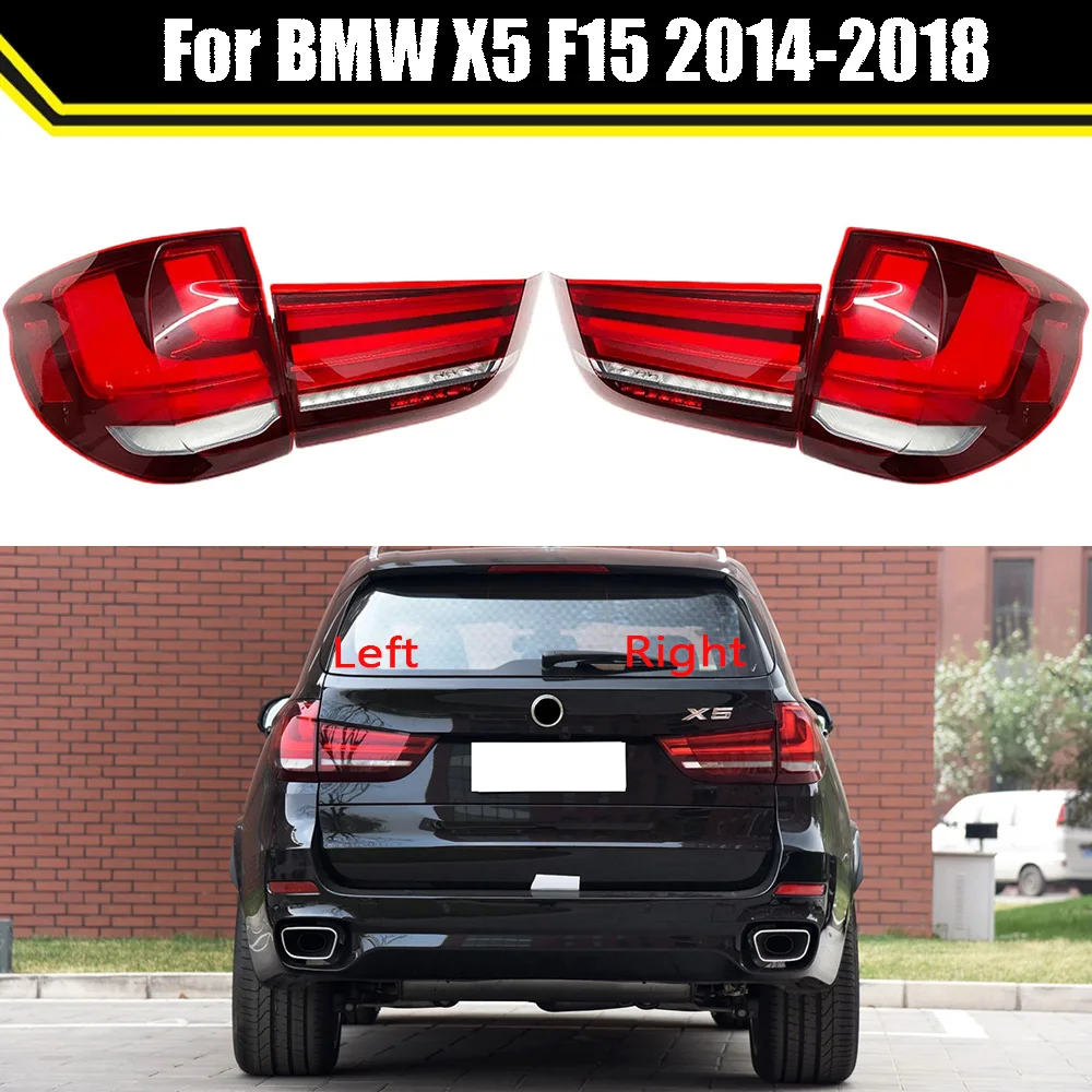 Car LED Tail Light For BMW X5 F15 2014-2018 Rear Fog Lamp + Stop Brake Lamp + Reverse + Dynamic Turn Signal Car Accessories
Car LED Tail Light For BMW X5 F15 2014-2018 Rear Fog Lamp + Stop Brake Lamp + Reverse + Dynamic Turn Signal Car Accessories