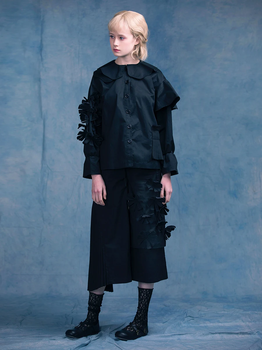 Независимые вышитые брюки с высокой талией, асимметричные плиссированные юбки-плиссе с эффектом девятикратного/восьмикратного сложения, повседневные брюки
Независимые вышитые брюки с высокой талией, асимметричные плиссированные юбки-плиссе с эффектом девятикратного/восьмикратного сложения, повседневные брюки