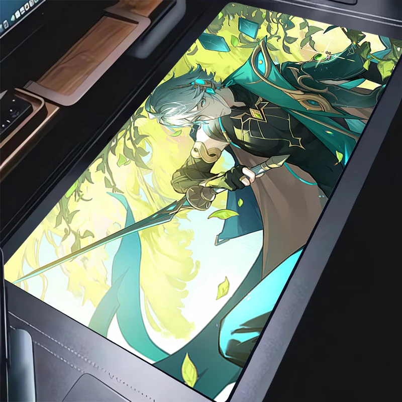 Genshin Impact Alhaitham Mouse Pad PC Green Plants Gaming Mousepad Laptop Anime Gamer Cabinet Keyboard Rug XXL Non Slip Desk Mat
Genshin Impact Alhaitham Mouse Pad PC Green Plants Gaming Mousepad Laptop Anime Gamer Cabinet Keyboard Rug XXL Non Slip Desk Mat