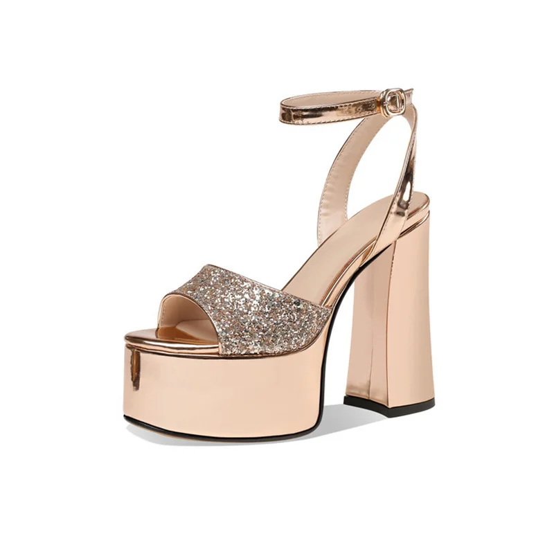 Bling Sandals Rhinestone Decoration Platform High Heels Peep Toe Open Buckle Sexy Shoes Elegant Zapatos Mujer Dance Party Pumps
Bling Sandals Rhinestone Decoration Platform High Heels Peep Toe Open Buckle Sexy Shoes Elegant Zapatos Mujer Dance Party Pumps