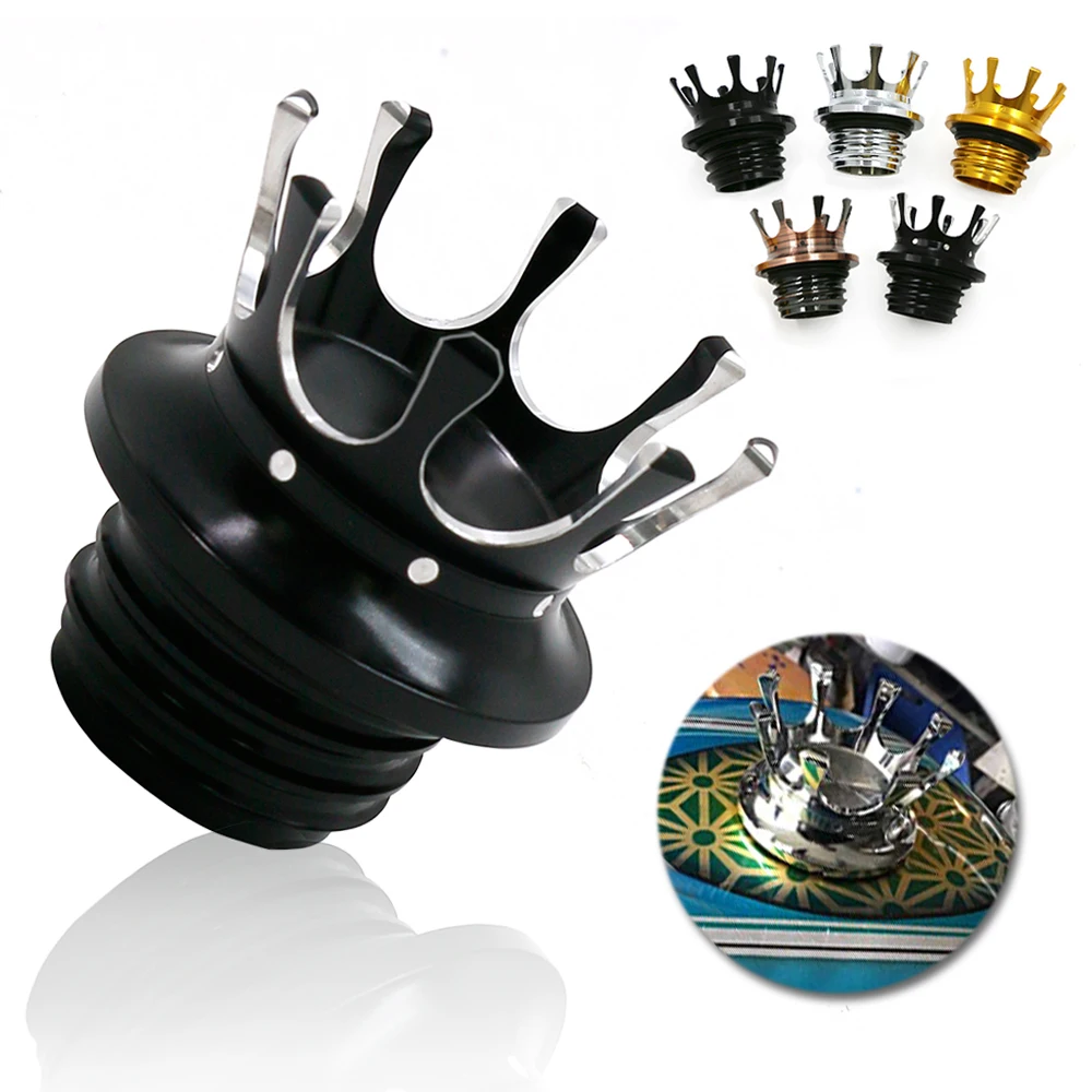 Compatible With Harley Sportster XL 883 1200 48 Dyna Touring Road Motorcycle Gas Cap King Crown Style Flush Oil Fuel Tank Cover
Compatible With Harley Sportster XL 883 1200 48 Dyna Touring Road Motorcycle Gas Cap King Crown Style Flush Oil Fuel Tank Cover