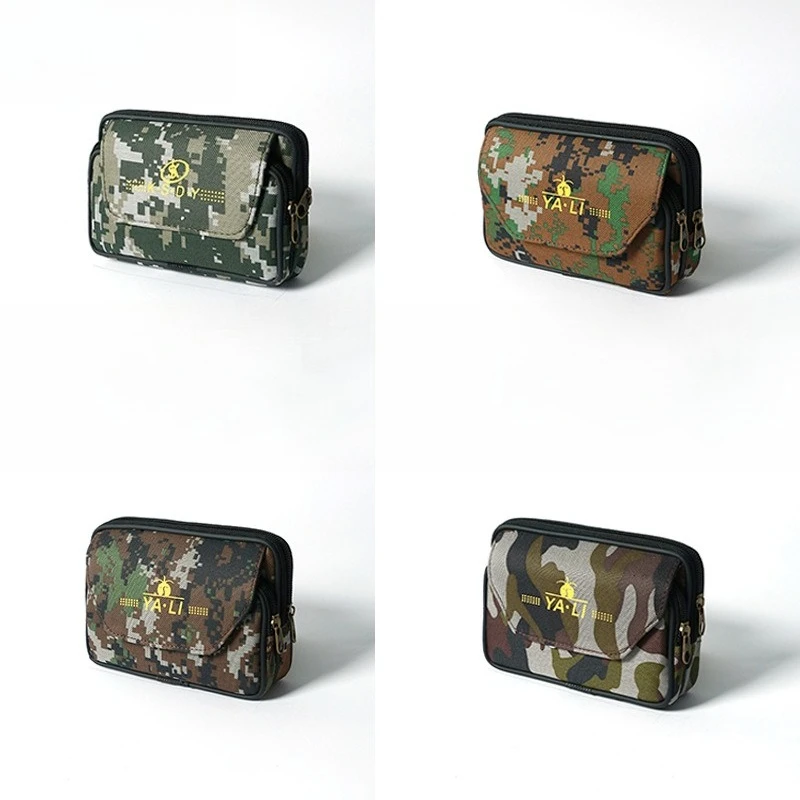 Camouflage men's waist bag, wear-resistant canvas work waist, 6-inch mobile phone storage wallet, multi-functional waist bag
Camouflage men's waist bag, wear-resistant canvas work waist, 6-inch mobile phone storage wallet, multi-functional waist bag
