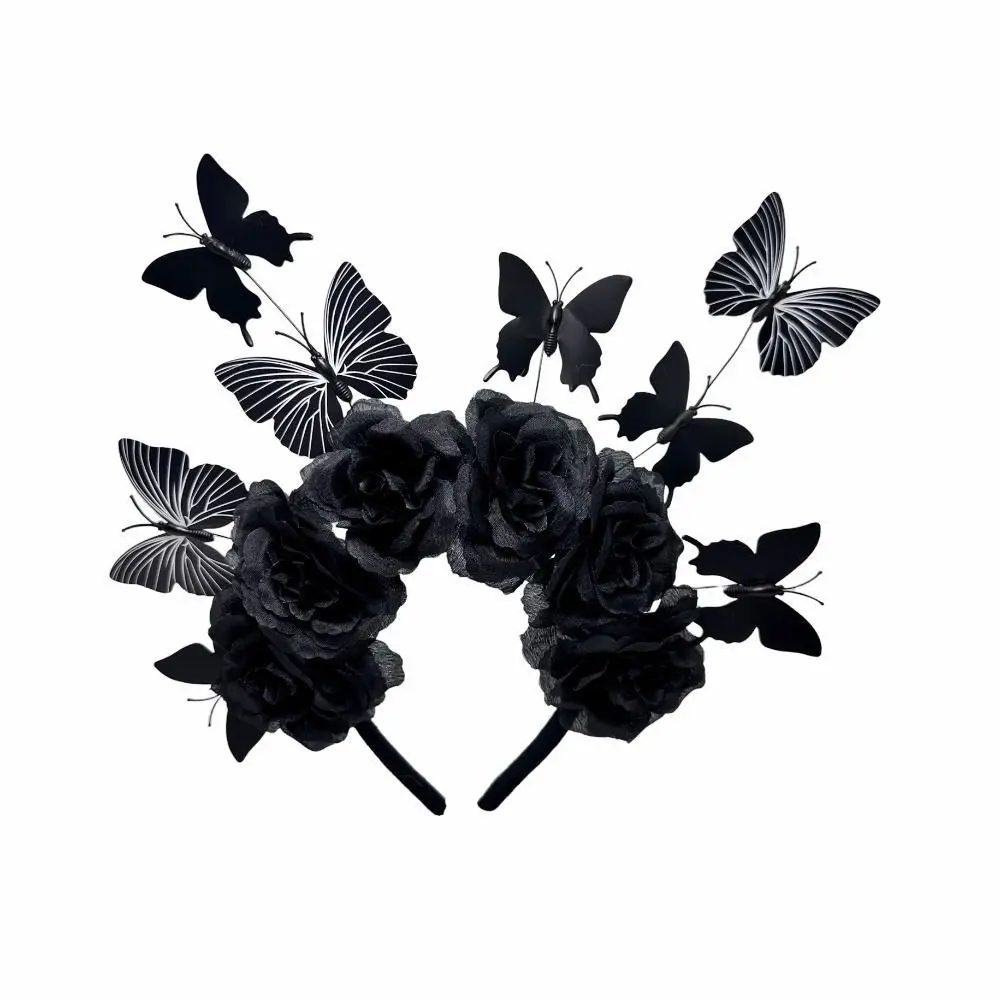 Artificial Rose Headband Women Halloween Hair Accessory Fabric Party Hoops Lightweight Comfortable Banquet Gathering Stage
Artificial Rose Headband Women Halloween Hair Accessory Fabric Party Hoops Lightweight Comfortable Banquet Gathering Stage