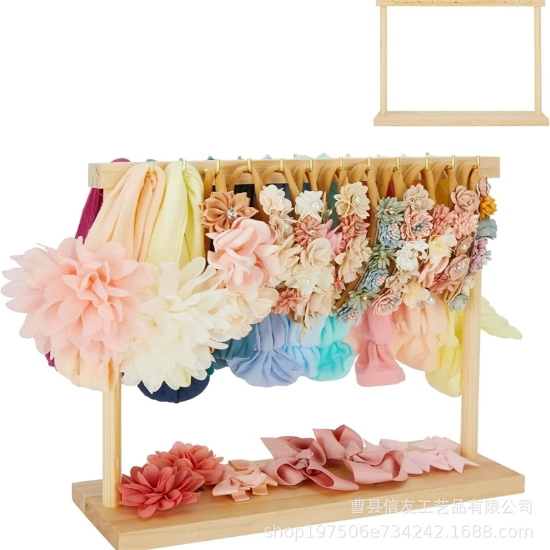Wooden Baby Headband Holder Organizer Display Stand Desktop Hair Accessories Storage Rack For Hair Ties And Bands Space-Saving
Wooden Baby Headband Holder Organizer Display Stand Desktop Hair Accessories Storage Rack For Hair Ties And Bands Space-Saving