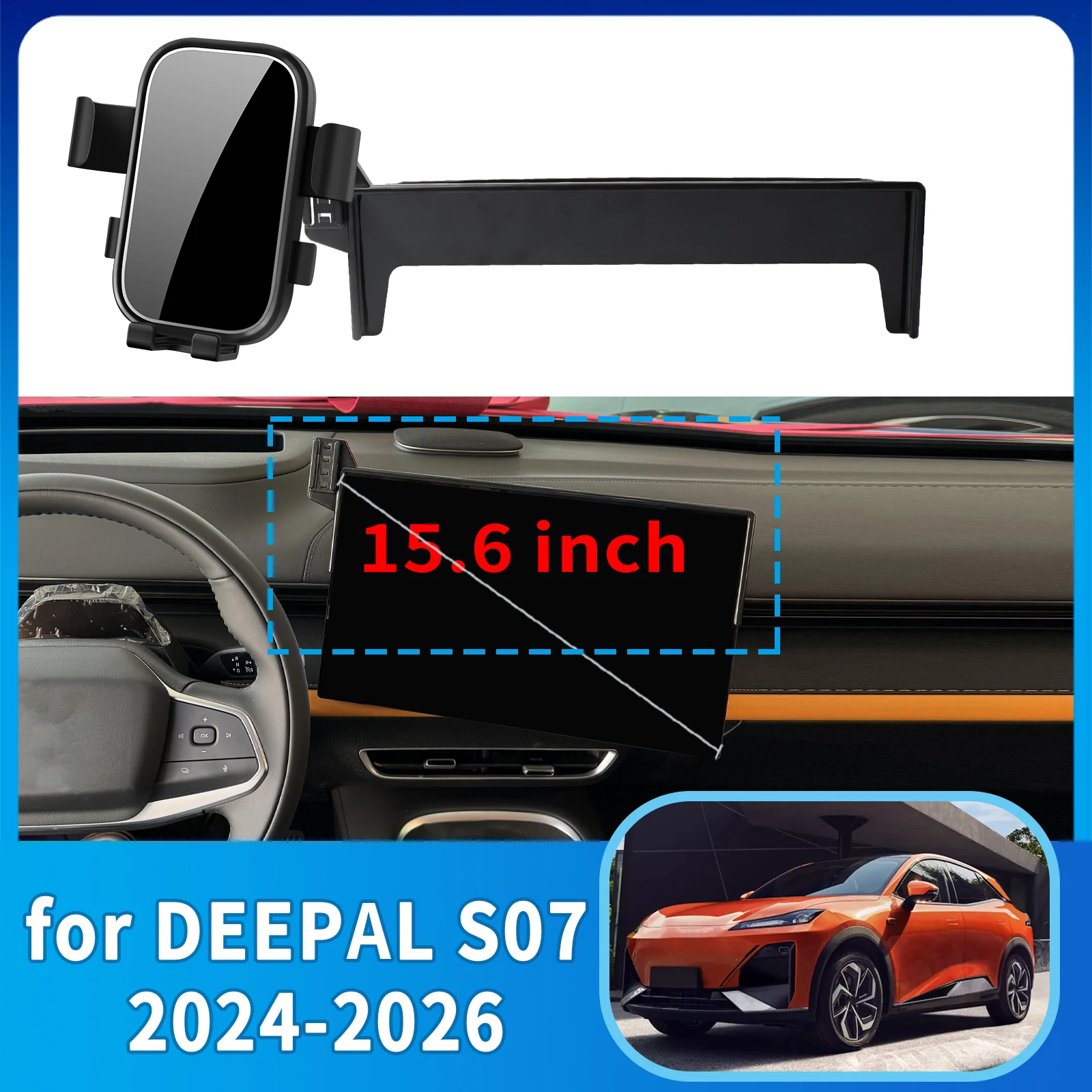for DEEPAL S07 2024 2025 2026 Phone Holder, Dashboard Screen Mount Bracket Easy Installation Car accessoires
for DEEPAL S07 2024 2025 2026 Phone Holder, Dashboard Screen Mount Bracket Easy Installation Car accessoires