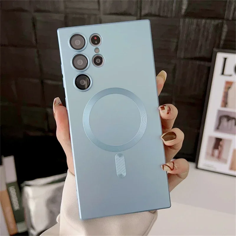 Silicone Magnetic Phone Case For Samsung S20 S21 FE S22 S23 Ultra Note 20 10 Plus Shockproof Camera protection Cove
Silicone Magnetic Phone Case For Samsung S20 S21 FE S22 S23 Ultra Note 20 10 Plus Shockproof Camera protection Cove