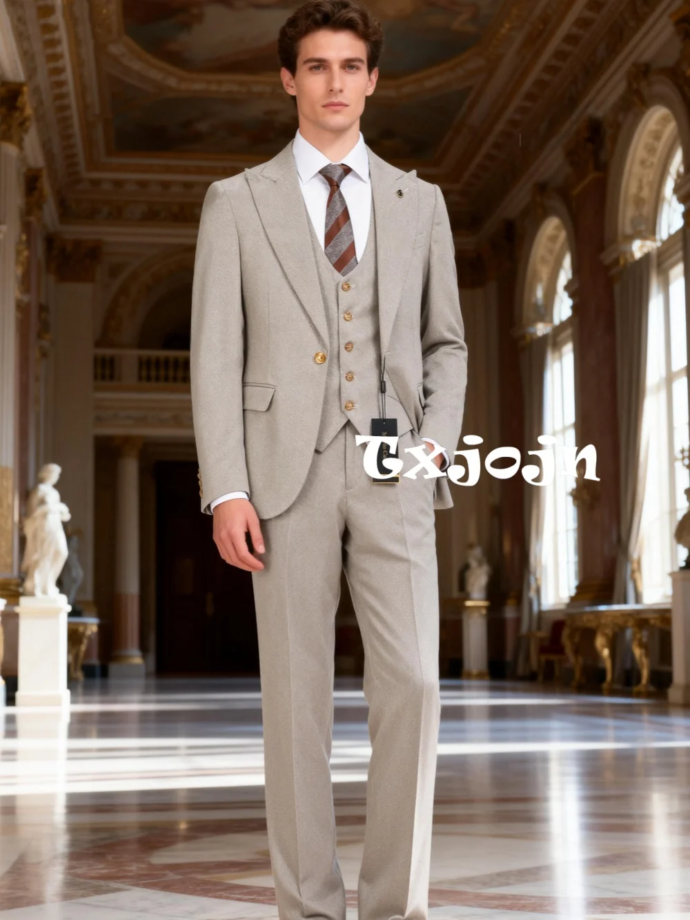 Men's Slim Fit Suit Set 3 Pieces Banquet Party Wear Handsome Peak Lapel Suits For Men Business Office Long Sleeve Tuxedo S-3XL
Men's Slim Fit Suit Set 3 Pieces Banquet Party Wear Handsome Peak Lapel Suits For Men Business Office Long Sleeve Tuxedo S-3XL