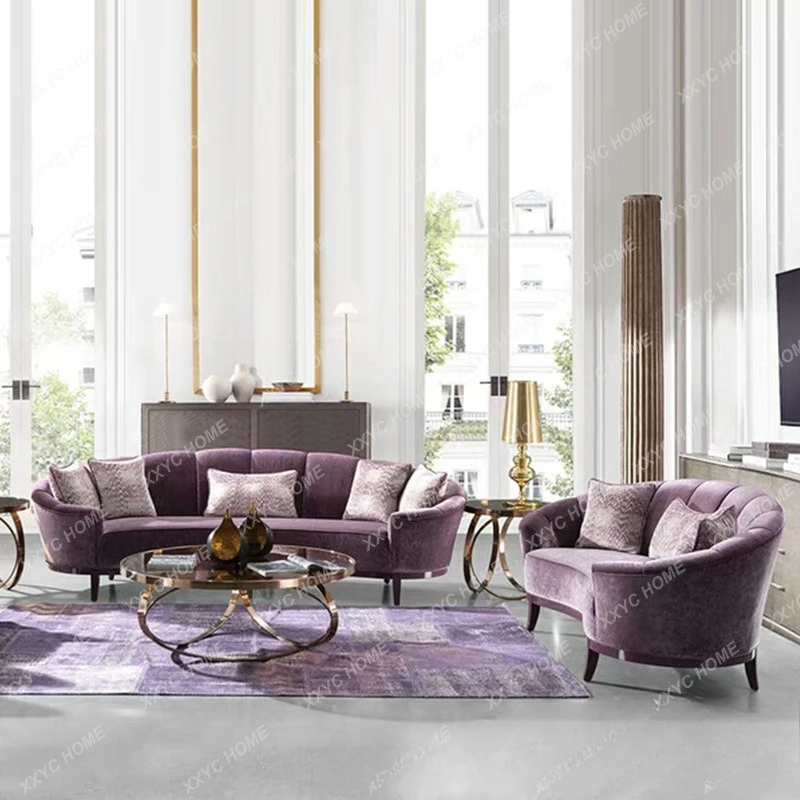 HH light luxury modern simple fabric three-person sofa fashion curved hotel clubhouse reception sofa
HH light luxury modern simple fabric three-person sofa fashion curved hotel clubhouse reception sofa
