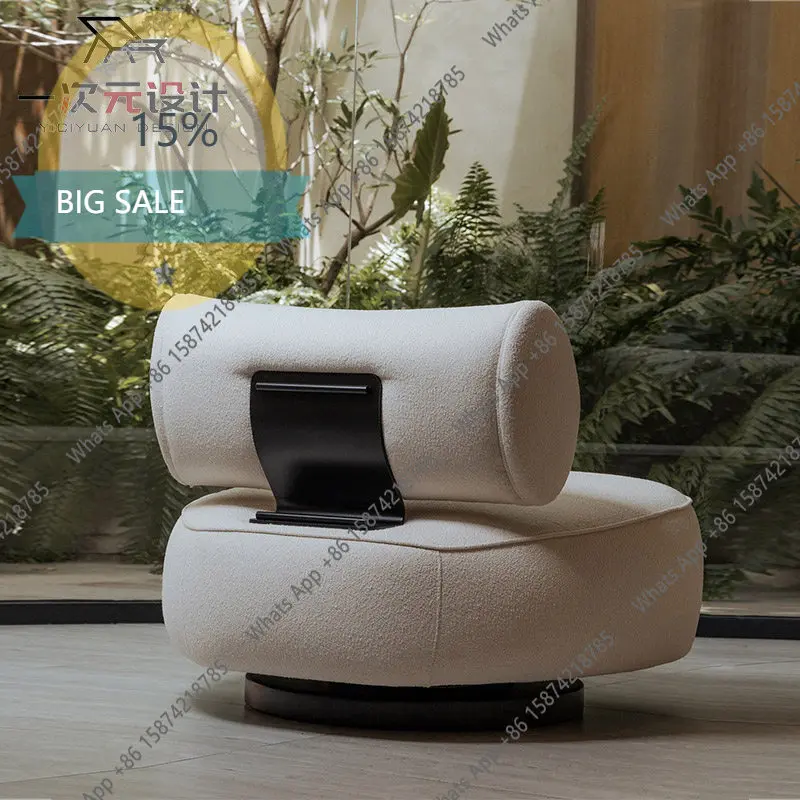 Jo Modern Minimalist Single Sofa Chair Rotating High Sense Negotiation Leisure Chair Living Room Fabric Lazy Sofa Hotel
Jo Modern Minimalist Single Sofa Chair Rotating High Sense Negotiation Leisure Chair Living Room Fabric Lazy Sofa Hotel