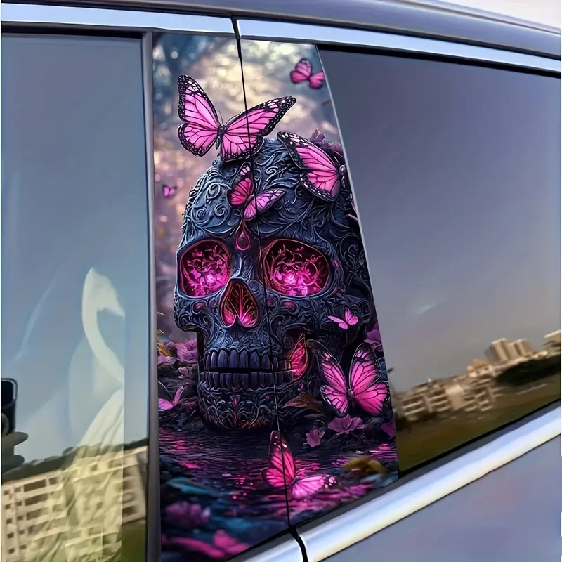 2 Pieces Vivid Pink Butterfly Car Sticker - Self Adhesive Glossy Vinyl B-Pillar Protector for Windows, Walls - Dndow Decorations
2 Pieces Vivid Pink Butterfly Car Sticker - Self Adhesive Glossy Vinyl B-Pillar Protector for Windows, Walls - Dndow Decorations