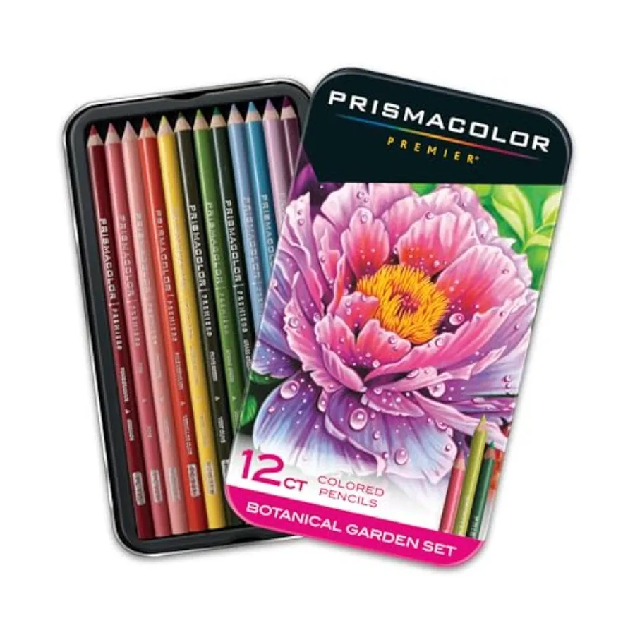 Premier Colored Pencils, Soft Core, Botanical Garden Set, 12 Count - Adult Coloring, Drawing, Creative, Art Supplies
Premier Colored Pencils, Soft Core, Botanical Garden Set, 12 Count - Adult Coloring, Drawing, Creative, Art Supplies