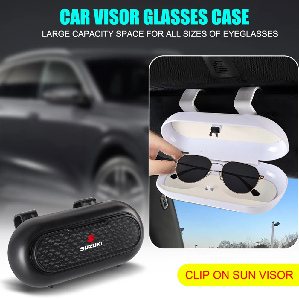 1pc Portable Car Sun Visor Glasses Organizer Sunglasses Box Sunglasses Clip For Suzuki Swift SX4 Jimny Samurai Valve Accessories
1pc Portable Car Sun Visor Glasses Organizer Sunglasses Box Sunglasses Clip For Suzuki Swift SX4 Jimny Samurai Valve Accessories