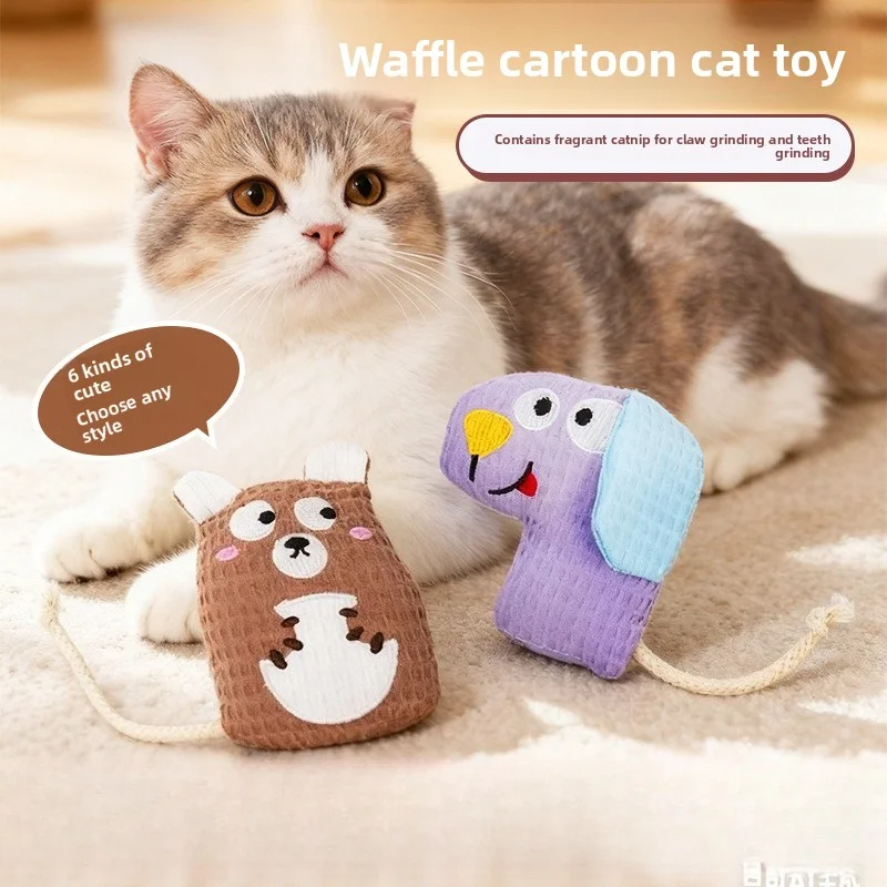 Cat Toys with Catnip, Chew-Proof Kitten Teething Toys for Scratching, Interactive Plush Animal Toys for Cats
Cat Toys with Catnip, Chew-Proof Kitten Teething Toys for Scratching, Interactive Plush Animal Toys for Cats