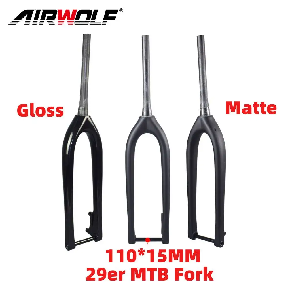 Rigid Fork MTB 29 Mountain Bike Fork Boost 110*15mm Bicycle Accessories Max Wheels Size 29er*3 Inch Carbon Bike Front Fork
Rigid Fork MTB 29 Mountain Bike Fork Boost 110*15mm Bicycle Accessories Max Wheels Size 29er*3 Inch Carbon Bike Front Fork