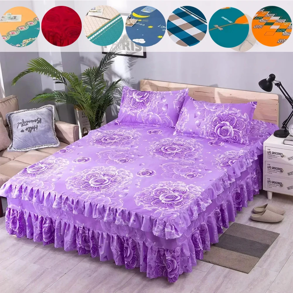 Bed Skirt Bedroom Flat Sheets Bed Printed Fashion Modern Skin-friendly Queen King Size Comfortable Bedding Mattress Cover 침대커버
Bed Skirt Bedroom Flat Sheets Bed Printed Fashion Modern Skin-friendly Queen King Size Comfortable Bedding Mattress Cover 침대커버