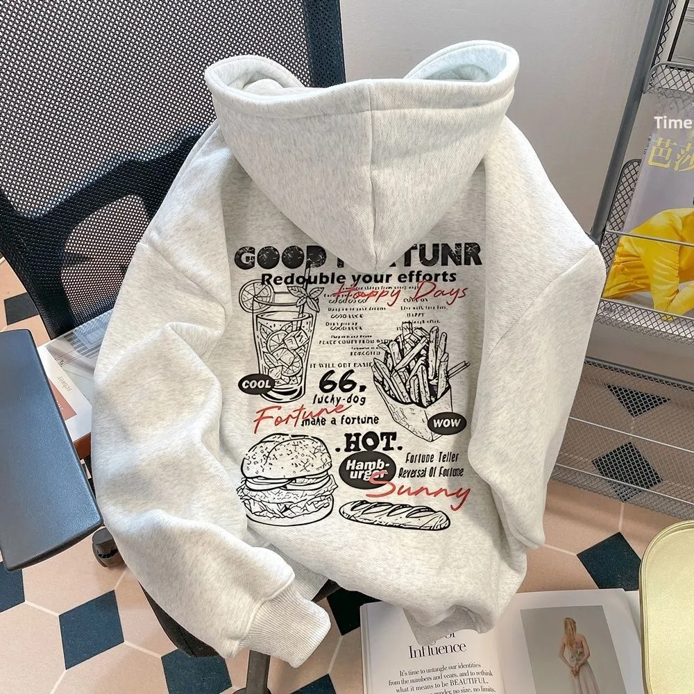 ex Oversized Fce Lined Hoodie American Sle Burger Print Sweatirt Breathable Qui Dry Wear Resistant Youth Faion
ex Oversized Fce Lined Hoodie American Sle Burger Print Sweatirt Breathable Qui Dry Wear Resistant Youth Faion