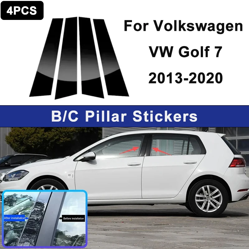 For Volkswagen VW Golf 7 2013-2020 Glossy Black PC Material Window Column Car Door Center B C Pillar Post Cover Trim
For Volkswagen VW Golf 7 2013-2020 Glossy Black PC Material Window Column Car Door Center B C Pillar Post Cover Trim