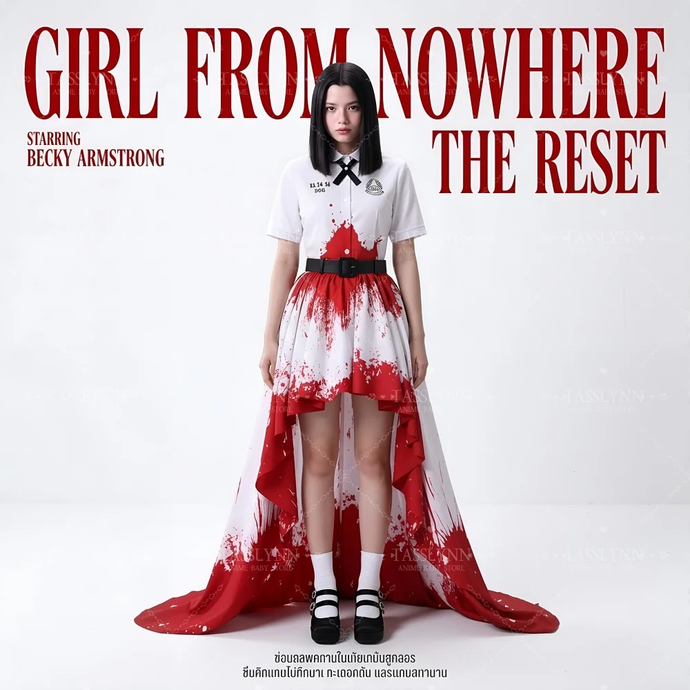Girl From Nowhere The Reset Nanno School Uniform Dress with Bloodstain Thai Drama Cosplay Outfit for Halloween
Girl From Nowhere The Reset Nanno School Uniform Dress with Bloodstain Thai Drama Cosplay Outfit for Halloween