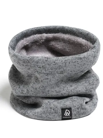 Unisex Solido Cashmere Peluche Caldo Inverno Anello Sciarpa Donna Uomo Lavorato a maglia Maschera a pieno facciale Snood Sciarpe al collo Bufanda Silenziatore spesso Nuovo