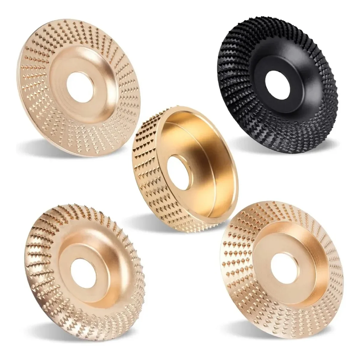 XMSJ 5pcs 100mm 22mm Angle Grinder Wood Carving Disc Set Steel Angle Grinder Polished Carving Smooth Wood Aperture
XMSJ 5pcs 100mm 22mm Angle Grinder Wood Carving Disc Set Steel Angle Grinder Polished Carving Smooth Wood Aperture