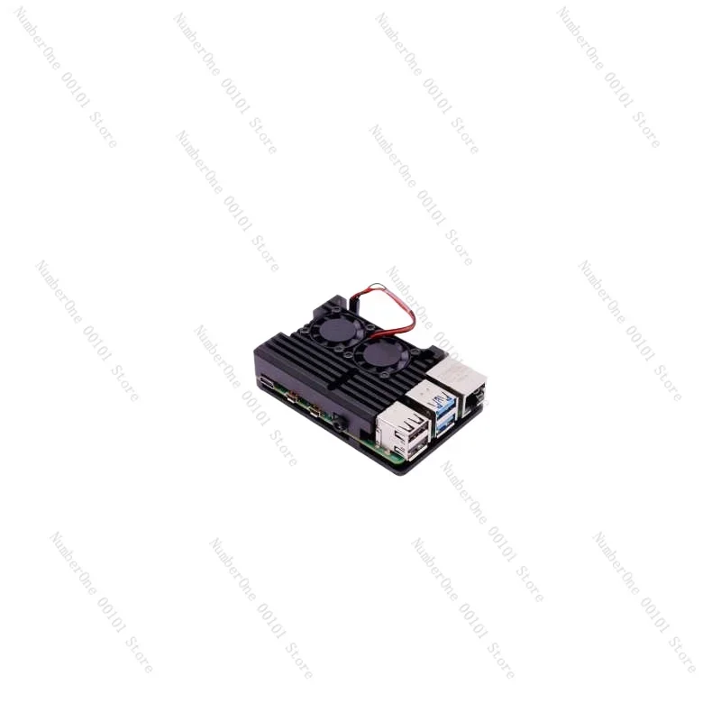 Корпус из алюминиевого сплава 4-го поколения, модель B Raspberry Pi 4B с двойным вентилятором, рассеивание тепла
Корпус из алюминиевого сплава 4-го поколения, модель B Raspberry Pi 4B с двойным вентилятором, рассеивание тепла