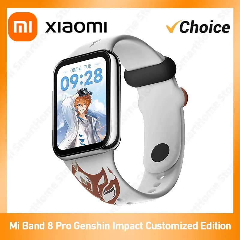 Xiaomi Mi Band 8 Pro Genshin Impact Индивидуальное издание 1,74-дюймовый AMOLED-экран GPS Кислород в крови Фитнес-трекер Водонепроницаемый
Xiaomi Mi Band 8 Pro Genshin Impact Индивидуальное издание 1,74-дюймовый AMOLED-экран GPS Кислород в крови Фитнес-трекер Водонепроницаемый