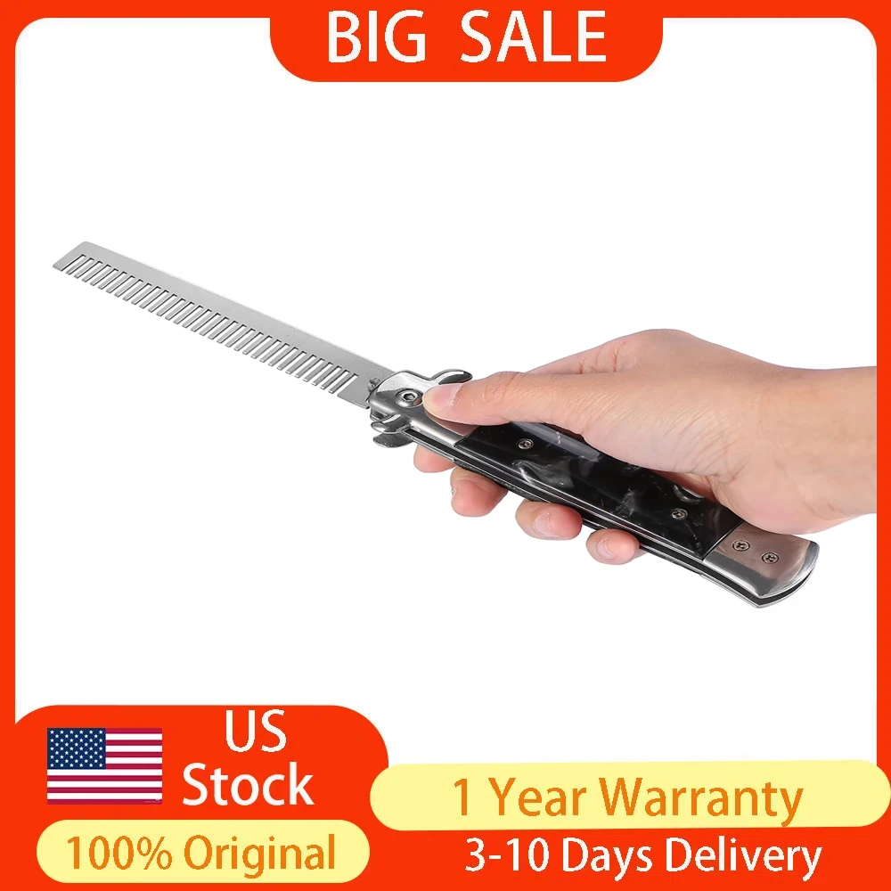 Складная расческа из нержавеющей стали, пружинный карман, новинка, портативная, простая в использовании масляная расческа для волос, складная щетка для укладки волос
Складная расческа из нержавеющей стали, пружинный карман, новинка, портативная, простая в использовании масляная расческа для волос, складная щетка для укладки волос